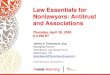 Law Essentials for Nonlawyers: Antitrust and Associations...2020/03/04  · Law Essentials for Nonlawyers: Antitrust and Associations Thursday, April 30, 2020 2-3 PM ET Jeffrey S