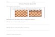 Chess Puzzle Quiz # 3 · 2014. 9. 30. · Name_____Grade _____ Chess Puzzle Quiz # 3 See example moves below. Directions: Answer the questions below. What does “check” mean? _____