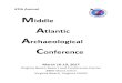47th Annual Middle Atlantic Archaeological Conference · PDF file 2017. 11. 27. · Martin Gallivan Elizabeth Moore Ruth Trocolli Michael Barber Council for Maryland Archaeology Archeological