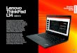 Lenovo ThinkPad L14 GEN 1 i · 2020. 9. 10. · Lenovo ThinkPad L14 GEN 1 i For productivity and portability, the ThinkPad L14 i is the entry-level enterprise laptop of choice. Thanks