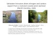 Saltwater intrusion alters nitrogen and carbon export from a ......Ardon Title Saltwater intrusion alters nitrogen and carbon export from a restored coastal plain wetland (North Carolina,