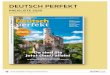 DEUTSCH PERFEKT - Spotlight Verlag · Der Deutsch perfekt-Newsletter ist ein kostenloser Service für die Leser. Alle zwei Wochen informiert die Redaktion über Neuheiten aus der