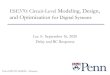 and Optimization for Digital Systemsese370/fall2020/handouts/lec...ESE370: Circuit-Level Modeling, Design, and Optimization for Digital SystemsLec5: September 16, 2020 Delay and RC
