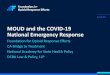 MOUD and the COVID-19 National Emergency Response...2020/03/19  · MOUD and the COVID-19 National Emergency Response Foundation for Opioid Response Efforts CA Bridge to Treatment