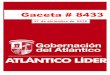 Gaceta # 8433 - Atlantico...Gaceta Departamental N 8433 27 de diciembre de 2019 Departamento del Atlántico - Nit 890102006-1 4 DESPACHO DEL GOBERNADOR. DECRETO No. 000446 de …