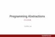 Programming Abstractions - Stanford Universitystanford.edu/class/archive/cs/cs106b/cs106b.1166/... · 2016. 4. 21. · Classes and objects (6.1) •class: A program entity that represents