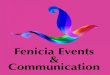 Fenicia Events Communication · 2018. 11. 14. · STAFF St af Fen ic FENICIA Fenicia Events & Communication Sede Operativa: Via Tor de’ Conti, 22 - 00184 Roma Tel. 06.87671411 -