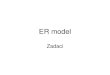 ER model - University of Novi Sad · 2016. 4. 19. · ER model Zadaci . 1. zadatak Nacrtati ER konceptualnu šemu baze podataka STUDSLUZBA, na osnovu tekstualnog opisa realnih entiteta