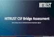 HITRUST CSF Bridge Assessment · 3. Please verify what the charge will be for the HITRUST CSF Bridge Assessment. The HITRUST CSF Bridge Assessment object and subsequent certificate