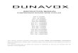 EN E-manual Dunovox DX-7.22BK&SK, DX-19.58BK&SK, DX ......INSTRUCTION MANUAL COMPRESSOR DRIVEN WINE COOLER DX-7.22SK DX-19.58SK DX-24.56BBK DX-24.56BSK DX-41.130BBK DX-41.130BSK DX-46.145BK