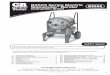 B2555 Series Electric Sidewinder Bender Instruction Sheet · 2019. 6. 28. · If it will not fit the receptacle, have the proper receptacle installed by a qualified electrician. Improper