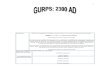 GURPS 2300 AD - the-eye.eu › public › Books › rpg.rem.uz...usable with the GURPS system. Multiply the 2300 AD characteristic by 5 and find the GURPS score that is closest (on