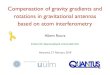 Compensation of gravity gradients and rotations in gravitational antennas based … · 2019. 3. 29. · 2. Mitigation of gravity-gradient effects in precision atom interferometry