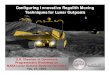 Configuring Innovative Regolith Moving Techniques for …Configuring Innovative Regolith Moving Techniques for Lunar Outposts U.S. Chamber of Commerce Programmatic Workshop on NASA
