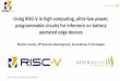 Using RISC-V in high computing, ultra-low power ......STM32 F7 216Mhz 99.1ms 21 400 000 60mW GAP8 * 15.4Mhz 99.1ms 1 500 000 3.7mW GAP8 * 175Mhz 8.7ms 1 500 000 70mW GAP8 ** 4.7Mhz