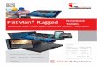 FlatMan® Rugged Notebook Tablets · 2020. 11. 28. · FlatMan® Tablet AT101 10,1“ / 25,65cm Display Type Rugged Tablet (optional mit Keyboard) Leuchtdichte 300cd/m² 300cd/m²