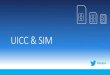 Beginners: UICC & SIM · 2021. 1. 4. · •The 3G4G Blog: M2M embedded UICC (eSIM) Architecture and Use Cases (link) •The 3G4G Blog - Multi-SIM: The Jargon (link) •NTT Docomo:
