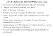 Unit 9: Between World Wars (1919-1939) - Mr. Saadia's Websiteesaadia.weebly.com/uploads/3/7/7/1/37717333/in_between...1) U.S.S.R (Communist) under Joseph Stalin 2) Italy under (Fascist)