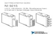 NI 9215 Getting Started Guide - National Instruments · GETTING STARTED GUIDE NI 9215 ±10 V, 100 kS/s/ch, 16-Bit, Simultaneous Input, 4-Channel C Series Voltage Input Module