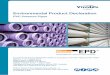 Environmental Product Declaration - Vinidex · 2019. 5. 8. · Year taken as a reference for the data: 2014 EPD of Vinidex PVC pressure pipe products - in collaboration with the Plastics