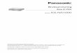 Bruksanvisning · 2018. 11. 19. · Bruksanvisning Äkta IP-PBX Modellnr KX-NS1000 Tack för att du köpt denna Panasonic-produkt. Läs igenom denna handbok innan du börjar använda