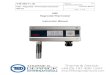 HS5 Hygrostat/Thermostat Instruction Manual · 2017. 10. 14. · The HS5 adjusts the number of decimal places automatically on the basis of the current measured value. The display