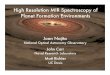 INTRODUCTIONJoan Najita National Optical Astronomy Observatory John Carr Naval Research Laboratory Matt Richter UC Davis High Resolution MIR Spectroscopy of Planet Formation Environments