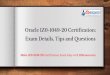 Oracle 1Z0-1049-20 Certification: Exam Details, Tips and Questions