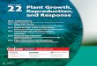 22 CHAPTER Plant Growth, Reproduction, and Response...22.1 Plant Life Cycles All plants alternate between two phases in their life cycles. 22.2 Reproduction in Flowering Plants Reproduction