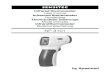 NF-3101Infrared thermometer User manual Infrarood thermometer Handleiding Thermomètre infrarouge Mode d'emploi Infrarotthermometer Bedienungsanleitung NF-3101