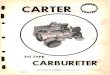 I CARTIER · 2020. 4. 14. · I CARTIER I YH TYPE. CARBURETE. I. CARTER CARBURETOR CORPORATION, ST. LOUIS, MO., U. S. A. Form 3573. I EXPLANATION OF C,IRCUITS CARTER YH HORIZONTAL