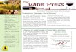 The Wine Press - OCWS Archives/2016.06...The Newsletter of the Orange County Wine Society, Inc. Volume 40, Issue 6, June 2016 Wine Press Upcoming Events: June 11 .....8 Homewine Competition
