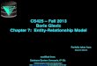 CS425 – Fall 2013 Boris Glavic Chapter 7: Entity-Relationship Modelcs.iit.edu/~cs425/previous/14fall/slides/ch07-ER-model.pdf · 2017. 12. 13. · CS425 – Fall 2013 – Boris
