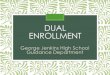 George Jenkins High School Website - DUAL ENROLLMENTgeorgejenkinshs.com/wp-content/uploads/Dual-Enrollment.pdf · 2020. 4. 30. · George Jenkins High School Guidance Department