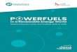 Powerfuels in a Renewable Energy World...based on renewable energy sources. Powerfuels – i. e. green hydrogen and derived gas-eous and liquid energy carriers and feedstocks such