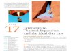 Temperature, Thermal Expansion, and the Ideal Gas Law · 2015. 10. 8. · and the Ideal Gas Law CONTENTS 17-1 Atomic Theory of Matter 17-2 Temperature and Thermometers 17-3 Thermal