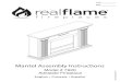 7920 Tri 051515 - MantelsDirect.com · Model # 7920 Adelaide Fireplace 7920-Adelaide-RS-072715 Mantel Assembly Instructions English • Français • Español! WARNINGS! If you have
