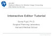 Interactive Editor Tutorial · NA-MIC National Alliance for Medical Image Computing  © 2010, All Rights Reserved Interactive Editor Tutorial Sonia Pujol, Ph.D