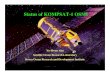 Status of KOMPSAT-1 OSMI - IOCCG · an ocean color sensor. Æ The OSMI mission on the KOMPSAT-1 satellite aims to collect data globally. It has six bands. Æ The cross-calibration