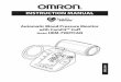 INSTRUCTION MANUAL - Omron Healthcare · 2018. 4. 3. · Omron Health Management Software included with this unit allows you to view, process and print data about blood pressure measured
