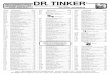 DR. TINKER · 2020. 9. 12. · page 1 – replacement parts list: revised 9/15/20 – discard old parts lists - please use order form dr. tinker® parts & service, p.o. box 242, lexington,