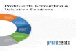 ProfitCents Accounting & Valuation Solutions...Foresight CFO Consulting Generate reports to present insightful financial advice to acquire new clients and strengthen existing relationships