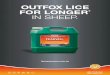 OUTFOX LICE FOR LONGER IN SHEEP. - Fennec Pour-On · two actives against lice, but also provides a means of reducing the onset of resistance against either of these two actives. There