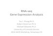 RNA$seq( Gene(Expression(Analysis( ... Sample(BAMFiles(• ABC_DHL2.bam(• ABC_Ly10.bam(• ABC_Ly3.bam(• ABC_U2932.bam(• GCB_DHL10.bam(• GCB_DHL4.bam(• GCB_DHL6.bam(• GCB_Ly7.bam(•