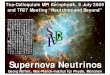 Supernova Neutrinos - mpi-hd.mpg.de · Georg Raffelt, Max-Planck-Institut für Physik, München Tee-Kolloquium, 9. Juli 2009, MPI Kernphysik, Heidelberg Tea-Colloquium MPI Kernphysik,