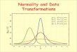 Normality and Data Transformations ... Assessing Normality Three ways to assess the normality of the