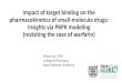 Impact of target binding on the pharmacokinetics of small ... · Target-mediated Drug Disposition (TMDD) Introduced by Dr. Gerhard Levy (1994) Type of nonlinear PK When drugs bind