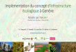 Implémentation du concept d’infrastructure écologiqueà Genève · 2018. 6. 20. · Un réseau d'écosystèmes sains offre de nombreux bénéfices à la société, appelés «services