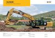 Specalog for 320E Hydraulic Excavator AEHQ6583-03 · 2017. 1. 24. · Cat buckets are designed as an integral part of the 320E system and feature new geometry for better performance