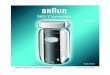 Complete 8915 S1 - Braun Service Station · 2018. 2. 12. · 8 Cleaning Never use water to clean the shaver. For easy cleaning after each shave, switch the shaver off. Press the release